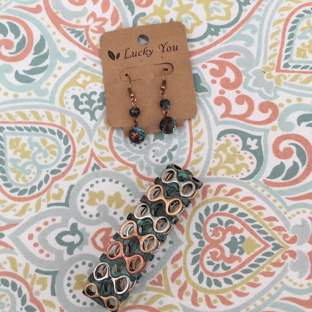Patina Lucky You Earrings And Bracelet